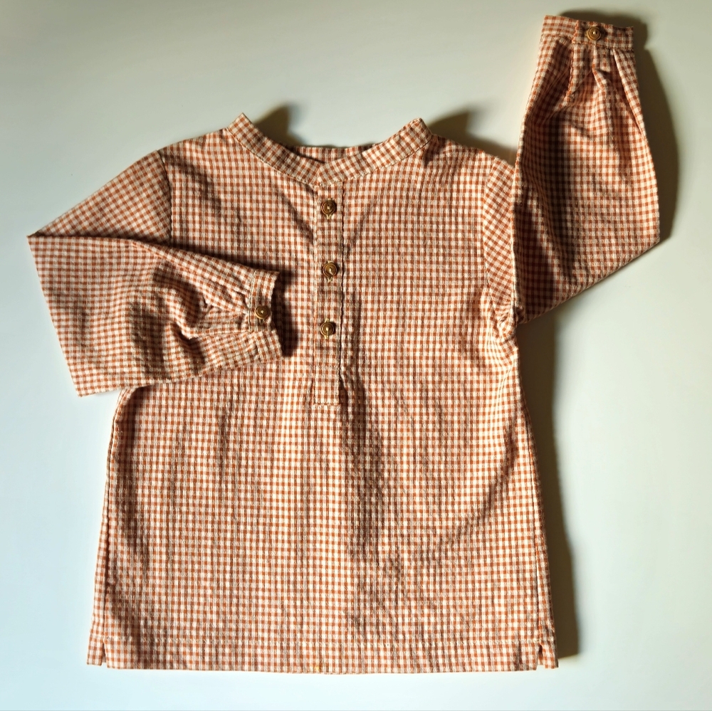 Gingham Plad shirt European Brand